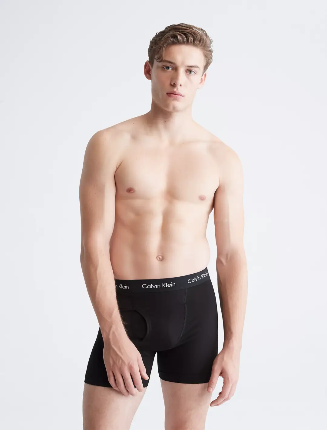 Calvin Klein Cotton Stretch 3-Pack Boxer Brief - Ultimate Comfort & Support - Image 2