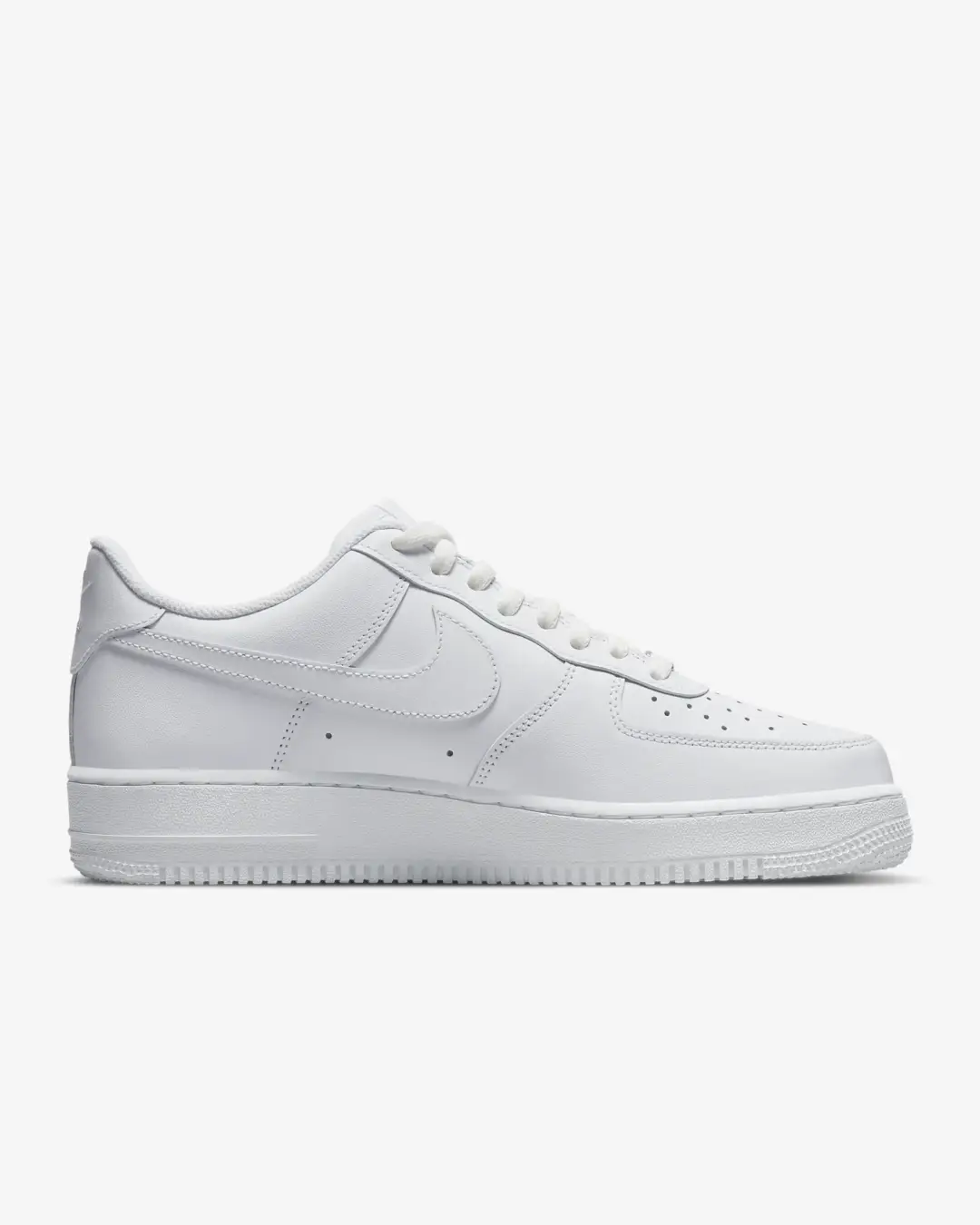 Nike Air Force 1 - White Leather Sneakers for Everyday Style and Comfort