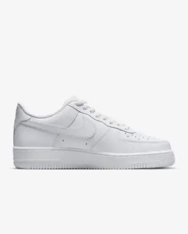 Nike Air Force 1 – White Leather Sneakers for Everyday Style and Comfort