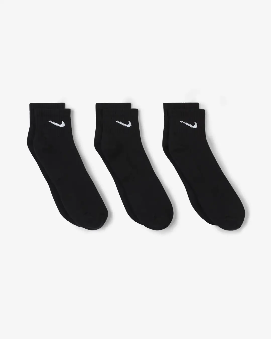 Nike Everyday Cushioned Ankle Socks - Black (SX7667-010) | Ultimate Comfort & Support for Workouts - Image 3